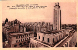 69 - Rhone -   VILLEURBANNE - Les Terrasses Qui Dominent L Ensemble De Cités - L Hotel De Ville A Droite - Villeurbanne