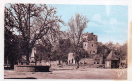 81 - Tarn - MONESTIES - La Fontaine - La Promenade Et Place Du Poids Public - Monesties