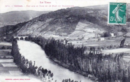 81 - Tarn -   TREBAS -  Vue Sur Le Tarn Et Le Pont De Villeneuve - Andere & Zonder Classificatie