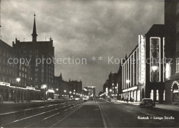 72228293 Rostock Mecklenburg-Vorpommern Lange Strasse Bei Nacht Rostock - Rostock