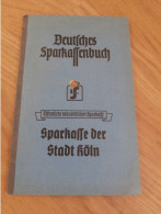 Altes Sparbuch Köln , 1953 - 1956 , Oskar Bero In Köln Nippes , Sparkasse , Bank !! - Documents Historiques