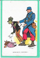 GUERRE 14/18 - Caricature Satirique Guillaume - Qu'en Dis Tu L'histoire ? - Weltkrieg 1914-18