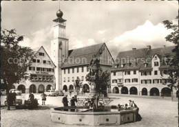 72228166 Freudenstadt Marktplatz Mit Rathaus Und Neptunbrunnen Freudenstadt - Freudenstadt
