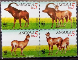 Angola 1990, WWF - Antilope, MNH S/S - Angola