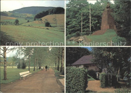 72228152 Bruchhausen Hoexter Landschaft Bellerburg Luettge Huewe Ehrenmal Kurpar - Hoexter