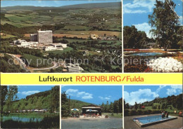 72228114 Rotenburg Fulda Herz Und Kreislaufzentrum Park Teich Kiosk Wassertreten - Sonstige & Ohne Zuordnung