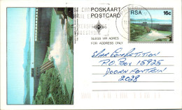 RSA South Africa Postal Stationery Dam To Doornfontein - Covers & Documents