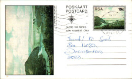 RSA South Africa Postal Stationery Dam To Doornfontein - Covers & Documents