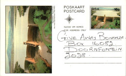 RSA South Africa Postal Stationery Dam To Doornfontein - Covers & Documents