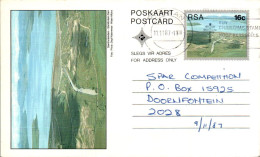 RSA South Africa Postal Stationery Dam To Doornfontein - Covers & Documents