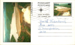 RSA South Africa Postal Stationery Dam To Doornfontein - Covers & Documents