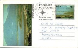 RSA South Africa Postal Stationery Dam To Doornfontein - Covers & Documents