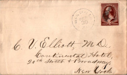 US Cover 2c To New York - Lettres & Documents