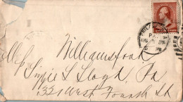 US Cover 2c For Williamsport Pa - Covers & Documents