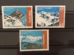 Nepal 1971 Himalayan Peaks MNH SG 269-71 - Népal