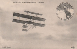 Van Den Born Sur Biplan '' Farman '' - Airmen, Fliers