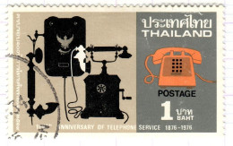 T+ Thailand 1976 Mi 822 Telefon - Thaïlande