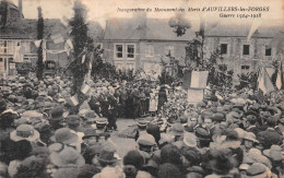 AUVILLERS-les-FORGES (Ardennes) - Inauguration Du Monument Aux Morts (des), Guerre 1914-1918 - Ecrit 1933 (2 Scans) - Autres & Non Classés