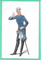 GUERRE 14/18 - Officier Allemand Au Monocle - Illustration - Guerre 1914-18