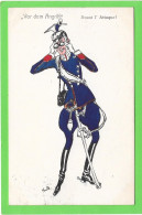 GUERRE 14/18 - Officier Allemand Aux Jumelles - Illustration - War 1914-18