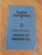 Altes Sparbuch Köln Dellbrück , 1948 - 1949 , Margarete Heppekausen Geb. Burket In Köln , Hatzfeld , Sparkasse , Bank !! - Documentos Históricos