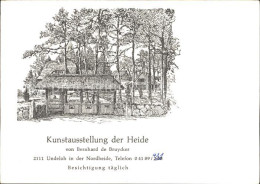 72227732 Undeloh Kunstausstellung Der Heide Kuenstlerkarte Bernhard De Bruycker  - Sonstige & Ohne Zuordnung
