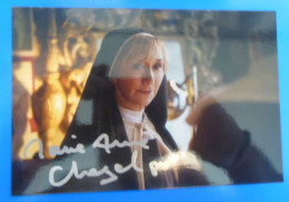 AUTOGRAPHE DE MARIE ANNE CHAZEL SUR PHOTO - Actores Y Comediantes 