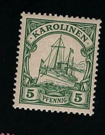 1900 SMS Hohenzollern Michel DR-KAR 8 Stamp Number DR-KAR 8 Yvert Et Tellier DR-KAR 8 Stanley Gibbons DR-KAR 14 X MH - Isole Caroline