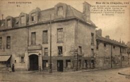 PARIS RUE DE LA CHAPELLE CABARET DE LA ROSE BLANCHE - Distrito: 18