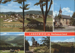 72227680 Langewiese Panorama Odeborntal Astenturm Kirche Winterberg - Winterberg