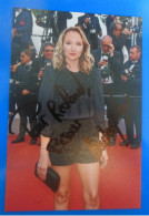 AUTOGRAPHE DE AUDREY LAMY SUR PHOTO - Actores Y Comediantes 