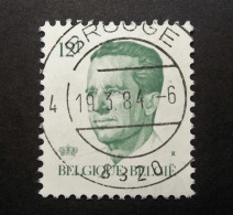 Belgie Belgique - 1984  OPB/COB N° 2113 ( 1 Value ) Koning Boudewijn ' Type Velghe'  Obl. Brugge - Gebruikt