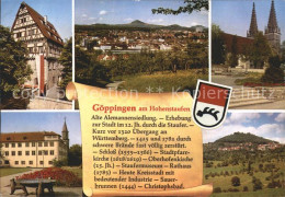 72227599 Goeppingen Am Hohenstaufen Fachwerkhaus Schoss Kirche Geschichte Wappen - Goeppingen