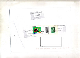 Lettre Cachet Rectangulaire Cusset - Manual Postmarks