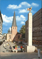 72227564 Essen Ruhr Kurienplatz Kirche Denkmal Das Wachsame Haehnchen Essen - Essen