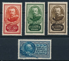 DX-20:  MAROC:  N°150/152** + PA 40**   TB - Unused Stamps