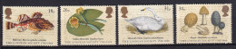196 GRANDE BRETAGNE 1988 - Y&T 1293/96 - Poisson Nenuphar Cygne Morille - Neuf ** (MNH) Sans Charniere - Unused Stamps