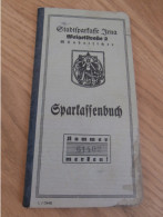 Altes Sparbuch Jena , 1944 - 1947 , Ingrid Von Rein In Jena , Sparkasse , Bank !! - Historical Documents