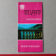 TIVAT - MONTENEGRO (ex Yugoslavia), Vintage Tourism Brochure, Prospect, Guide (pro3) - Dépliants Touristiques