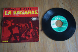 JOHNNY HALLYDAY LA BAGARRE EP 1963 VARIANTE VALEUR+ RAY CHARLES - 45 Rpm - Maxi-Single