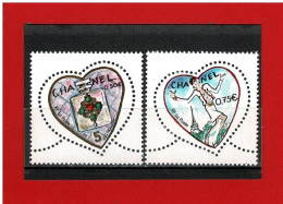 2004 - N°3632 Et 3633 - NEUFS** - SAINT VALENTIN - COEUR DE CHANEL  - COTE Y & T : 3.90 Euros - Unused Stamps