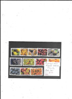 FRANCE ADHESIFS N° 2288/99 OBL FRUITS - Used Stamps