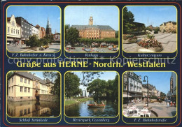 72227475 Herne Westfalen Bahnhofstr Kreuzkirche Rathaus Kulturzentrum Schloss St - Herne