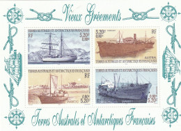 Taaf 2001 - Old Vessels , MNH , Mi. Bl.6 - Neufs