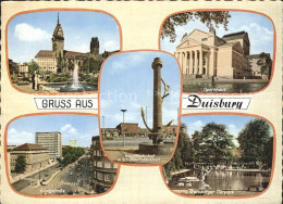 72227449 Duisburg Ruhr Rathaus Opernhaus Koenigstr Hauptbahnhof Schiffahrtsdenkm - Duisburg