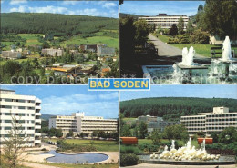 72227419 Bad Soden-Salmuenster Kuranlagen Teich Sprudel Brunnen Bad Soden-Salmue - Sonstige & Ohne Zuordnung