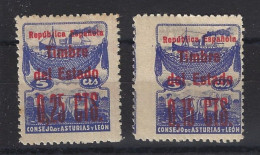 Asturias Y Leon  NE  2/3 * Charnela.1937 - Asturies & Leon