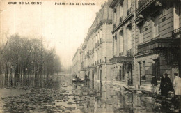 PARIS CRUE DE LA SEINE RUE DE L'UNIVERSITE - La Crecida Del Sena De 1910