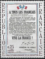 FRANCE 1964  YT N° 1408 **. Affiche  A Tous Les Français  Classeur Rouge - Neufs