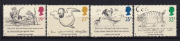 196 GRANDE BRETAGNE 1988 - Y&T 1336/39 - Conte Poeme Hibou Chat Oiseau - Neuf ** (MNH) Sans Charniere - Neufs